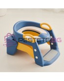 Детска седалка гърне адаптер за тоалетна чиния със стълбичка